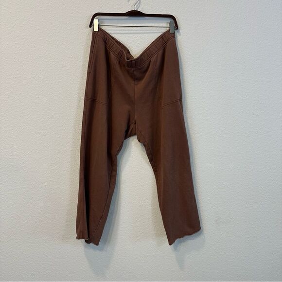 Aerie Brown Universal Slouchy Fleece Sweatpants 320 - Picture 2 of 5